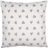 Clayre & Eef BSL22 Kussenhoes Wit 45x45 cm - Elegant woonaccessoire