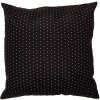 Clayre & Eef DR23 Kussenhoes Wit Zwart 45x45 cm