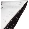 Clayre & Eef DR23 Kussenhoes Wit Zwart 45x45 cm