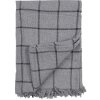 Clayre & Eef KT060.136 Deken Plaid 125x150cm Grijs