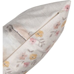Clayre & Eef RUB22 Bunny Kussenhoes 45x45 Beige Sierkussen