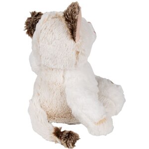 Clayre & Eef TW0588 Knuffel Kat Zacht Beige 17x13x30cm