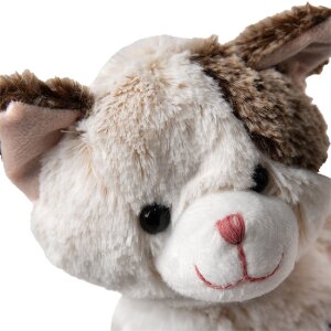 Clayre & Eef TW0588 Knuffel Kat Zacht Beige 17x13x30cm