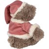 Clayre & Eef TW0589 Pluche Kerstbeer 30cm bruin knuffelbeest