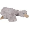 Clayre & Eef TW0594 Knuffel eend 39x15x10cm pluche grijs
