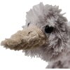 Clayre & Eef TW0594 Knuffel eend 39x15x10cm pluche grijs