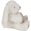 Clayre & Eef TW0600 Pluche Konijn Beige Hart 11x14x14cm