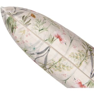 Clayre & Eef WFF22 Kussenovertrek Flora & Fauna 45x45 Beige Groen