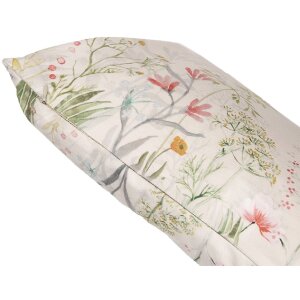 Clayre & Eef WFF36 Kussenhoes Botanic Beige Groen 30x50cm