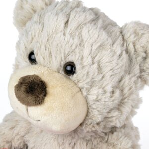 Teddy hart fotolijst crème 3,5x4,5 cm 23 cm hoog cadeau pluche figuur