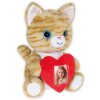 ZEP kat teddybeer met hart lijst 3,5x4,5 cm 16x13x23 cm
