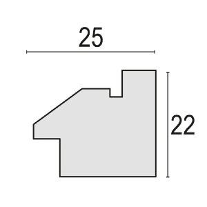 ZEP MDF Fotolijst Bologna 20x30 cm wit