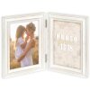 ZEP Houten dubbele lijst Rosel 2Q 32x21 cm Wit voor 2 fotos 13x18 cm
