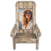 ZEP houten fotolijst Gallipoli ligstoel look 10x15 cm 16x16x24 cm