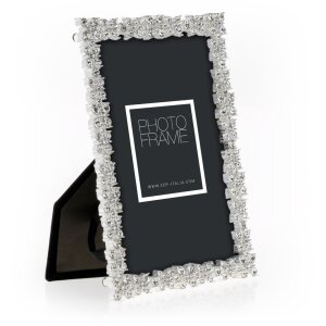 ZEP metalen portretlijst Rossini 13x18 cm zilver met strass-steentjes