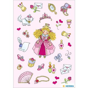 herma decoratieve etiketten decor prinsessen i 3 vellen