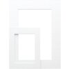 Deknudt SP109 Passepartout extra wit uitgesneden 15x23 cm