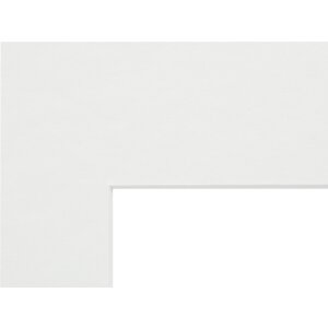 Deknudt SP111 passe-partout wit uitsparing 30x30 cm