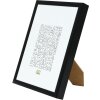 Deknudt S027K2 fotolijst 29,7x42 cm zwart aluminium helder glas