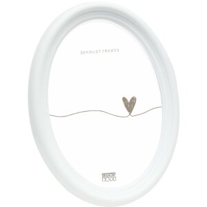Deknudt S100F1 Ovale lijst wit 13x18 cm kunststof helder...