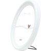 Deknudt S100F1 Ovale lijst wit 13x18 cm kunststof helder glas 1,7 cm lijst