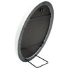 Deknudt S100F1 Ovale lijst wit 13x18 cm kunststof helder glas 1,7 cm lijst