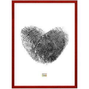 Deknudt S41JL4 Houten lijst Rood 21x29.7cm A4 Formaat