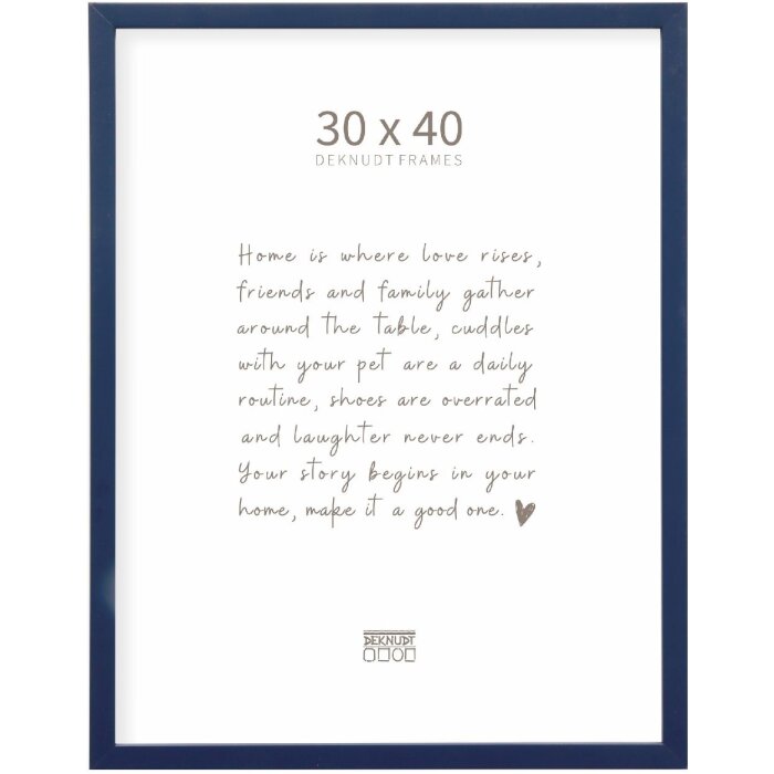 Deknudt S43AM6 Houten Fotolijst Blauw 30x40cm