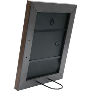 Deknudt S45VH3 Fotolijst Bruin Zilver Rand 29.7x42cm Kunststof