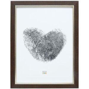 Deknudt S45VH3 Fotolijst Bruin Zilver Rand 29.7x42cm Kunststof