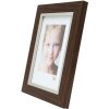 Deknudt S45VH3 Fotolijst Bruin Zilver Rand 29.7x42cm Kunststof