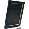 Deknudt S45YE2 Houten lijst zwart zilverkleurige rand 40x50 cm