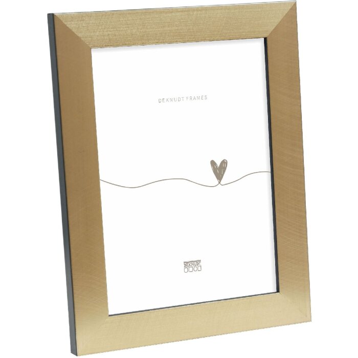Deknudt S47BB2 fotolijst goud/zwart 18x24cm kunststof