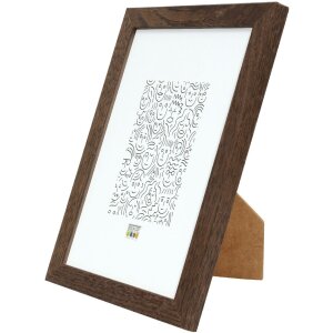 Deknudt S47CJ3 fotolijst donker massief eiken 24x30 cm