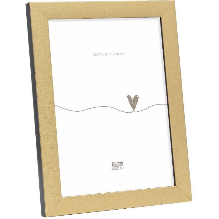 Deknudt S47EB2 fotolijst goud met zwarte rand 18x24cm