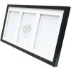 Deknudt S65KK2 fotolijst zwart dubbel passe-partout 3x 10x15 cm