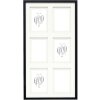 Deknudt S65KK2 Gallery lijst zwart dubbel passe-partout 6x 10x15 cm