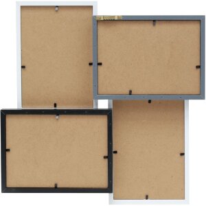 Deknudt S68VC9 Fotolijst 4 afbeeldingen 13x18 cm - Wit