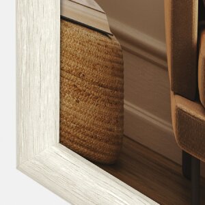 ZEP fotolijst Genova MDF houtlook helder glas bruin wit 20x30 cm tot 50x70 cm