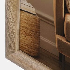 ZEP fotolijst Genova MDF houtlook helder glas bruin wit 20x30 cm tot 50x70 cm