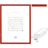 Deknudt S43AK4 Houten Lijst Rood Smal Blokprofiel 10x15 cm tot 30x40cm