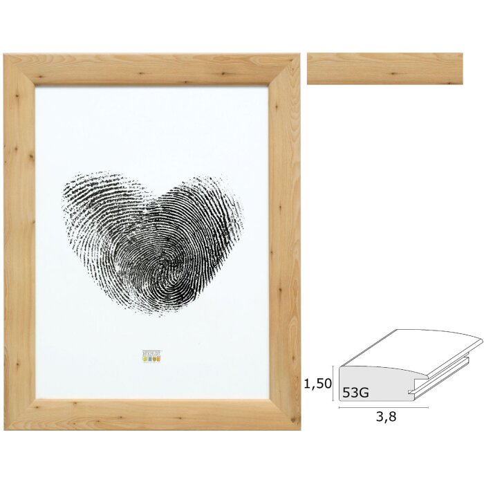 Deknudt S53GH8 fotolijst naturel houtlook 13x18 cm tot 60x80 cm