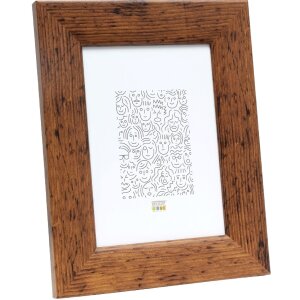 Deknudt S53GH9 Houten brede lijst bruin 13x18 cm tot 60x80 cm