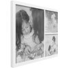 Deknudt S68WB1 Fotolijst Wit 3 fotos 2x 18x18 cm & 27x36 cm