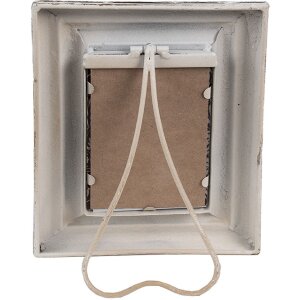 Clayre & Eef Fotolijst Beige Ijzer Glas Vintage 10x15 cm