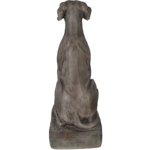 Clayre & Eef 5MG0044 Brons-look hondenbeeld 44x26x73 cm