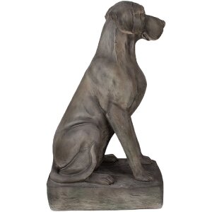 Clayre & Eef 5MG0044 Brons-look hondenbeeld 44x26x73 cm