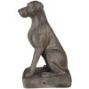 Clayre & Eef 5MG0044 Brons-look hondenbeeld 44x26x73 cm