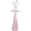 Clayre & Eef 5Y1220 Decoratief Konijn Roze Wit 18x14x60 cm