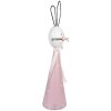 Clayre & Eef 5Y1220 Decoratief Konijn Roze Wit 18x14x60 cm